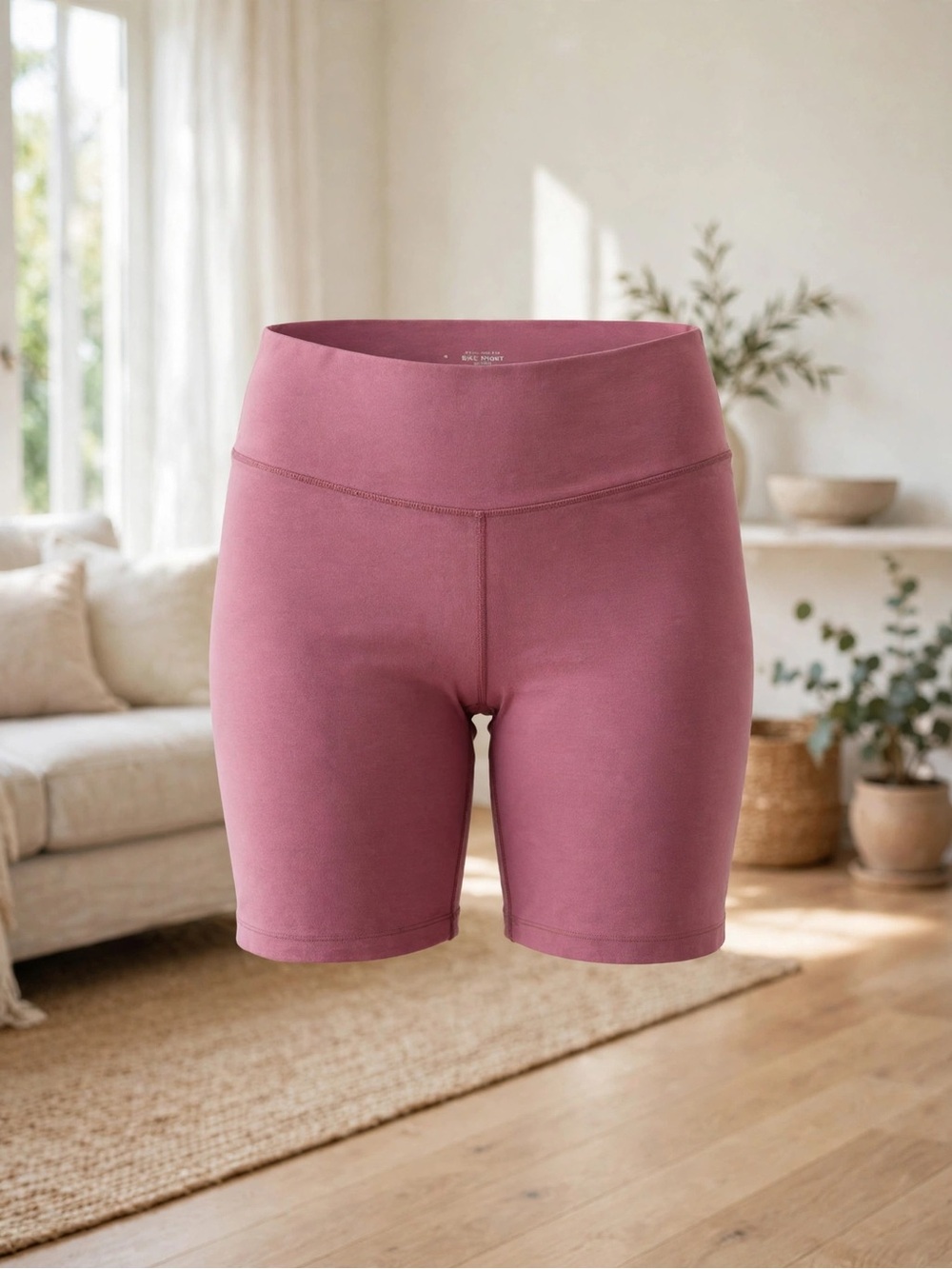 Old Navy Rose-Mauve High-Rise Bike Shorts